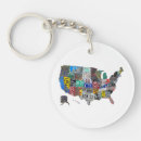 Search for american map key rings United