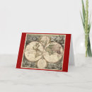 Search for old map of the world cards Vintage