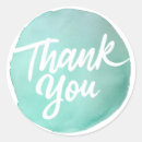 Search for circle thank you stickers Watercolor