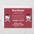 Search for scavenger hunt birthday invitations Pirate