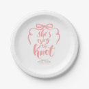 Search for bridal shower plates Coquette