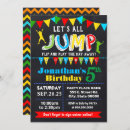 Search for jump party invitations Bounce house