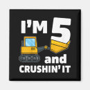 Search for construction truck magnets Birthday