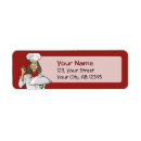 Search for chef return address labels Cartoon