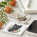Search for black kitty key rings Whimsical