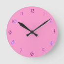Search for trendy clocks Pink