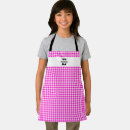 Search for kid monogram aprons Gingham