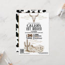 Search for rodeo 1st birthday invitations Country