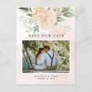 Search for gold foil save the date postcards Foliage