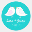 Search for cute love birds stickers Blue