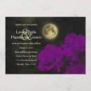 Search for purple gothic wedding invitations Rose