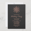 Search for rose gold christmas invitations Black