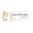 Search for fall bridal shower return address labels Thanksgiving