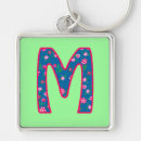 Search for monogram m key rings Blue