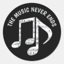 Search for black music notes stickers Musician