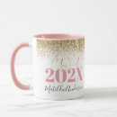 Search for gold glitter graduation mugs Modern