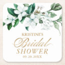 Search for bridal shower coasters Greenery