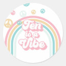 Search for retro summer stickers Rainbow