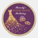 Search for masquerade mask stickers Birthday