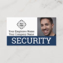 Search for guards business cards Blue