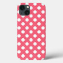 Search for coral and white iphone cases Polka dots