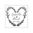 Search for heart rubber stamps Script lettering
