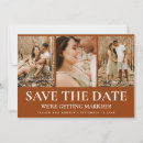 Search for burnt orange wedding save the dates Boho