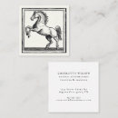 Search for train business cards Horse