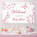 Search for cherry blossom banners Butterfly