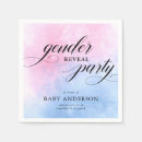 Search for gender reveal napkins Boy or girl