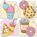 Search for kawaii food stickers Pizza