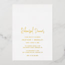 Search for foil rehearsal dinner invitations Modern