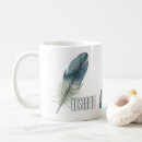 Search for hand drawn feathers mugs Boho