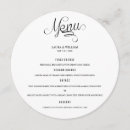 Search for round wedding menus Circle