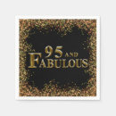Search for 95th birthday napkins 95 years