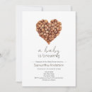 Search for coffee baby shower invitations Boho