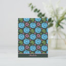 Search for blue pattern postcards Pink