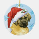 Search for mastiff christmas tree decorations Puppy