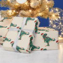 Search for t rex christmas wrapping paper Funny