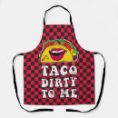 Search for funny mexican aprons I love tacos