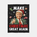 Search for funny christmas blankets Maga