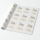 Search for christmas deer wrapping paper Gold