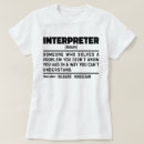 Search for translation tshirts Interpreter