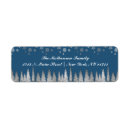 Search for winter wonderland return address labels Silver