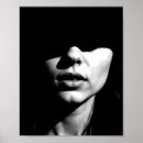 Search for black and white lips art Woman