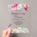 Search for mothers day dinner invitations White