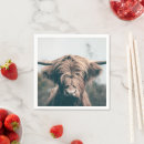 Search for highland cow napkins Scotland