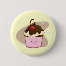 Search for cherry cupcake badges Kawaii