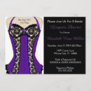 Search for purple lingerie shower invitations Corset