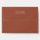 Search for terracotta envelopes Burnt orange